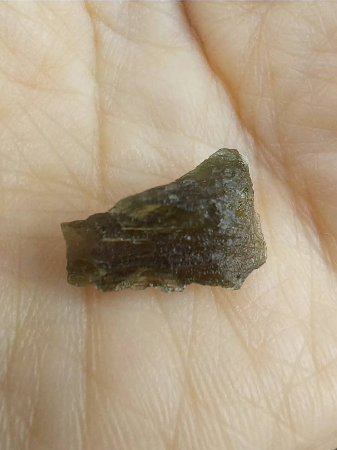 Moldavite Piece, 0.77g, Tektite (Ref: 895)