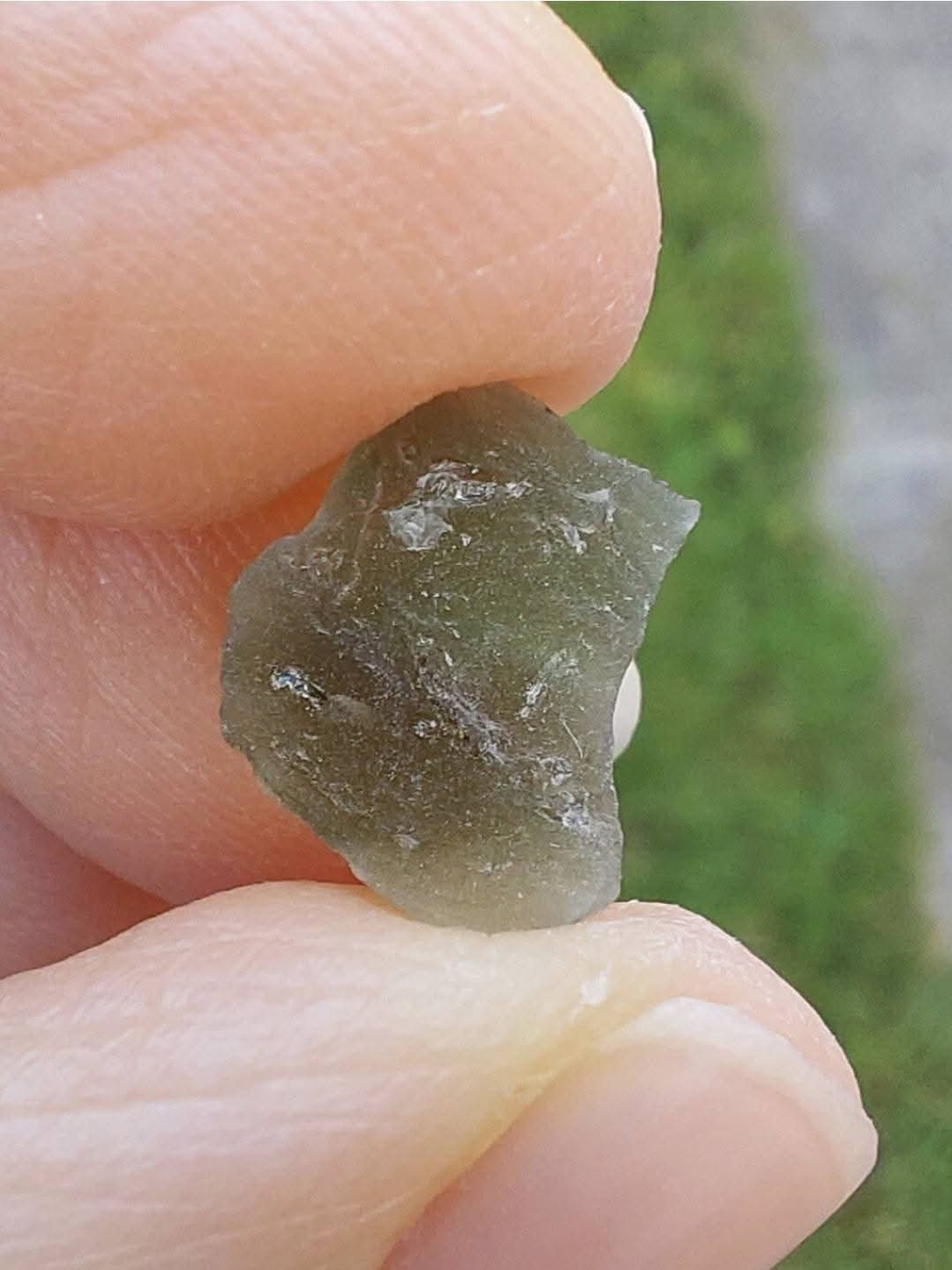 Moldavite Piece, 0.54g, Tektite (Ref: E255)