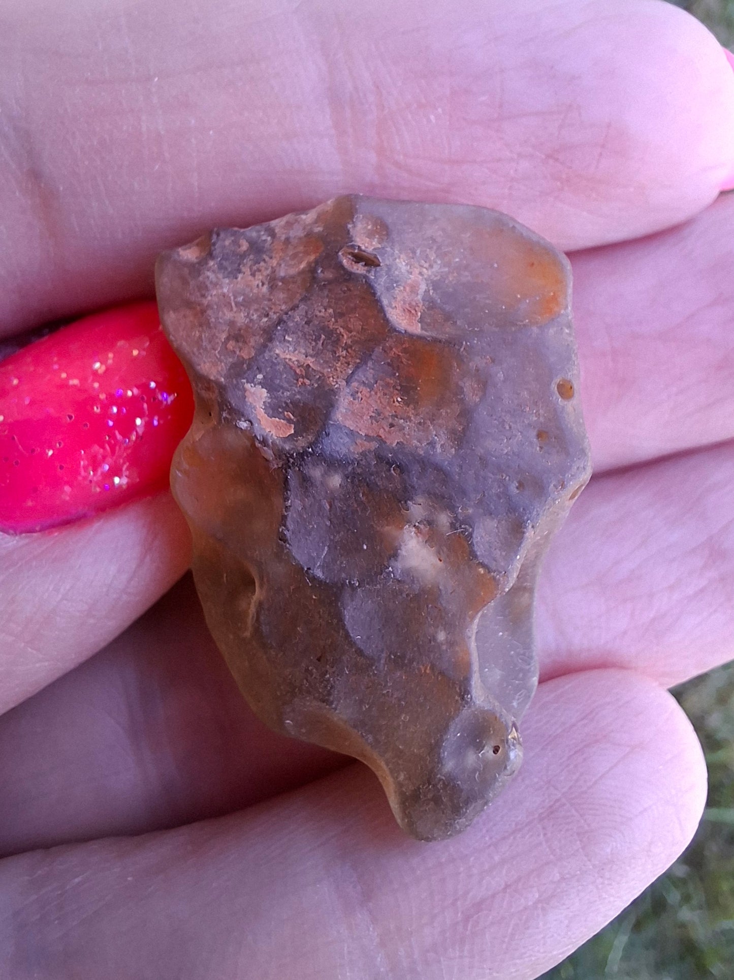 Libyan Desert Glass (darker) Piece, 10.25g, Tektite (Ref: L1368)
