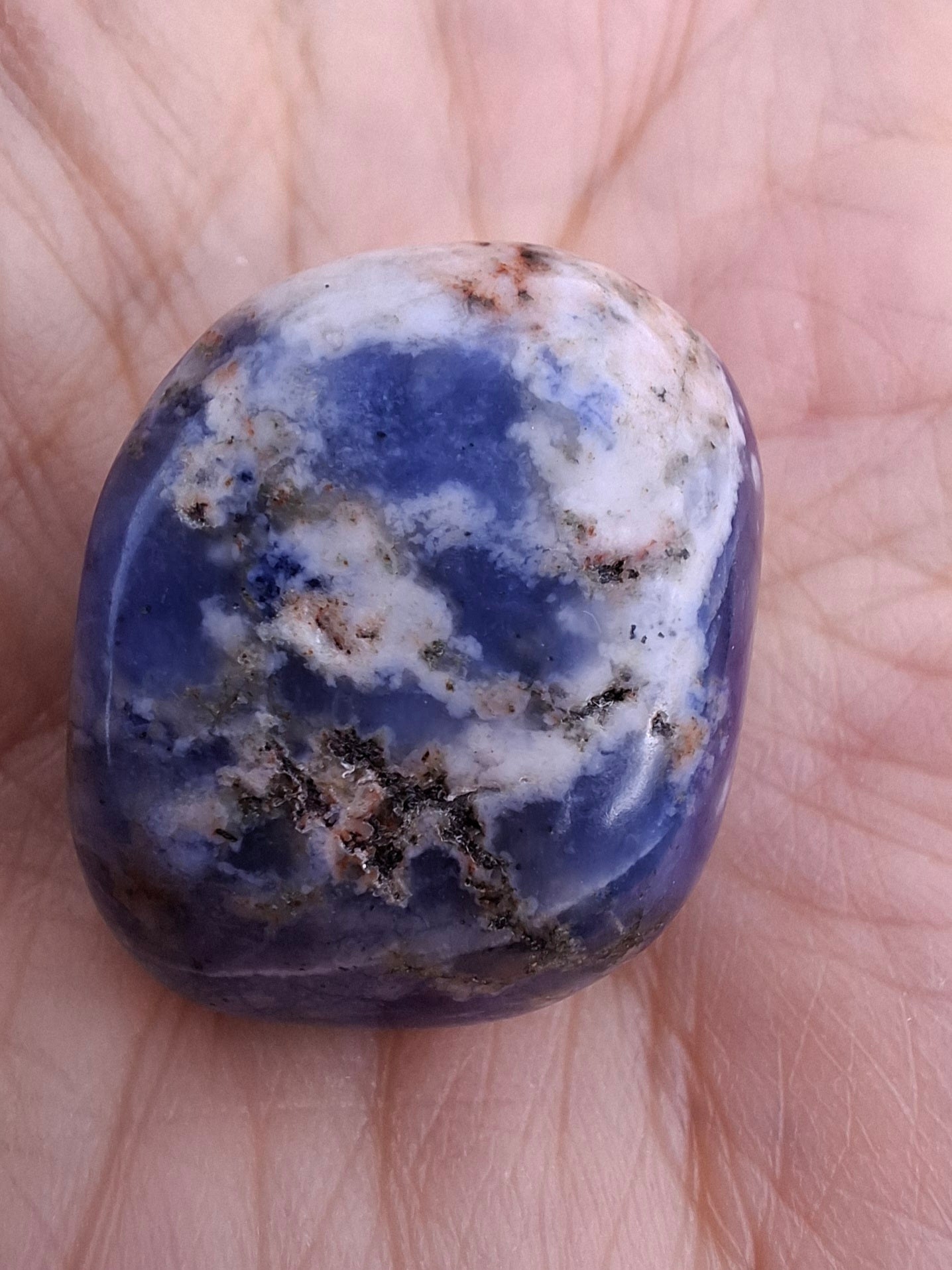 Sodalite, Tumble Stone, Crystal (Ref: T154)