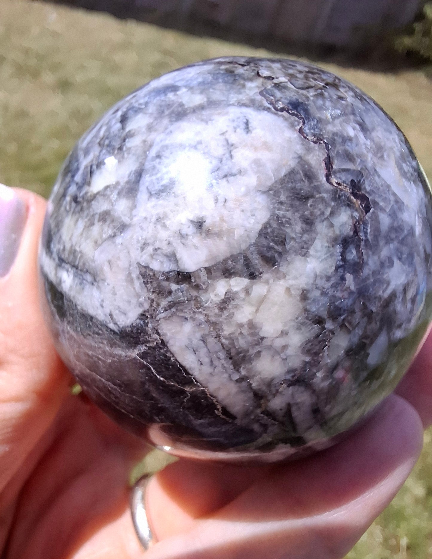 Orthoceras Sphere, Fossil (Ref: OS4)