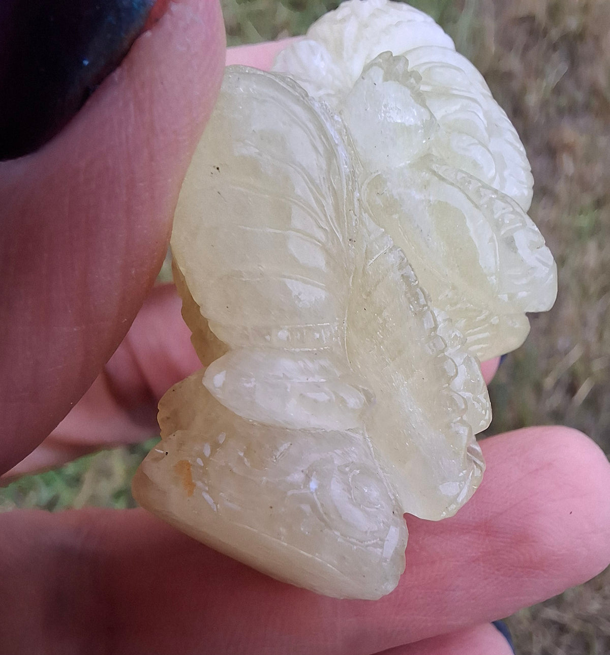 Libyan Desert Glass GANESHA craving, 31.21g, Tektite (Ref: Ganesha2)