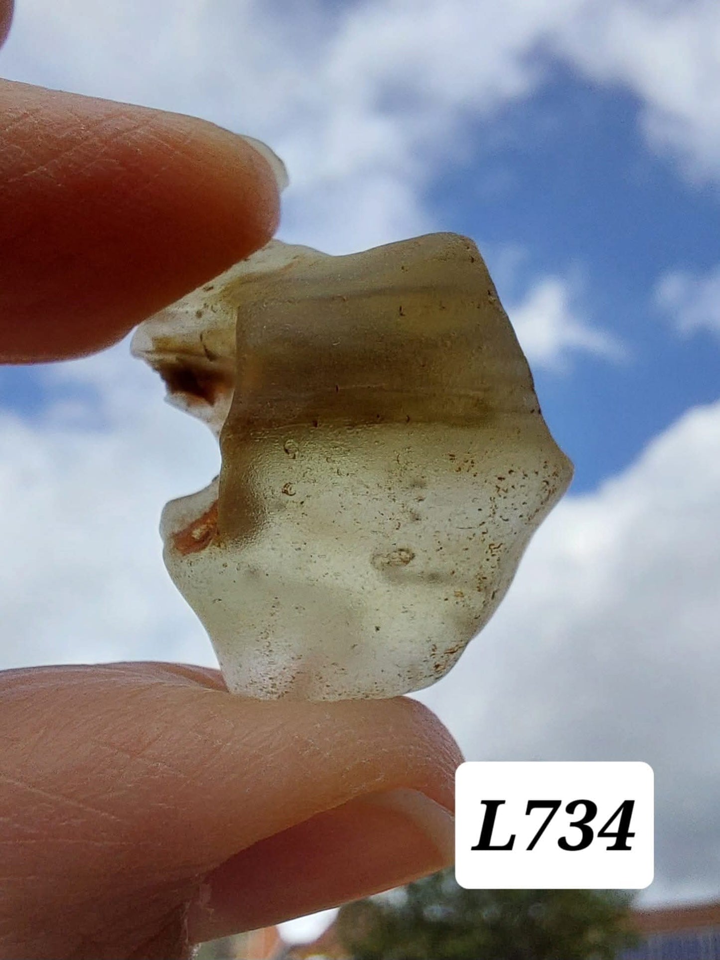 Libyan Desert Glass Piece, 6.97g, Tektite