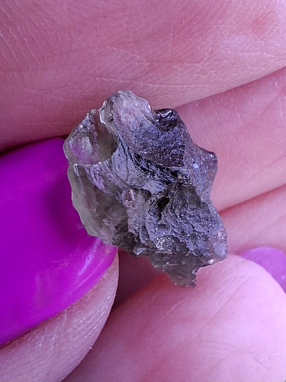 Moldavite Piece, 0.82g, Tektite (Ref: 1454)