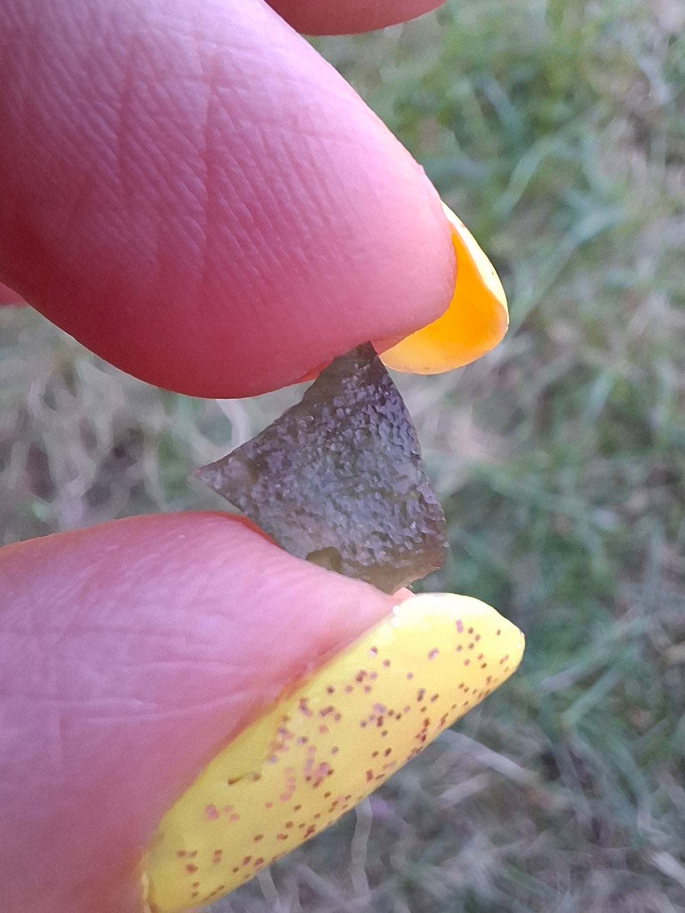 Moldavite small Piece, 0.37g, Tektite (Ref: 1478)