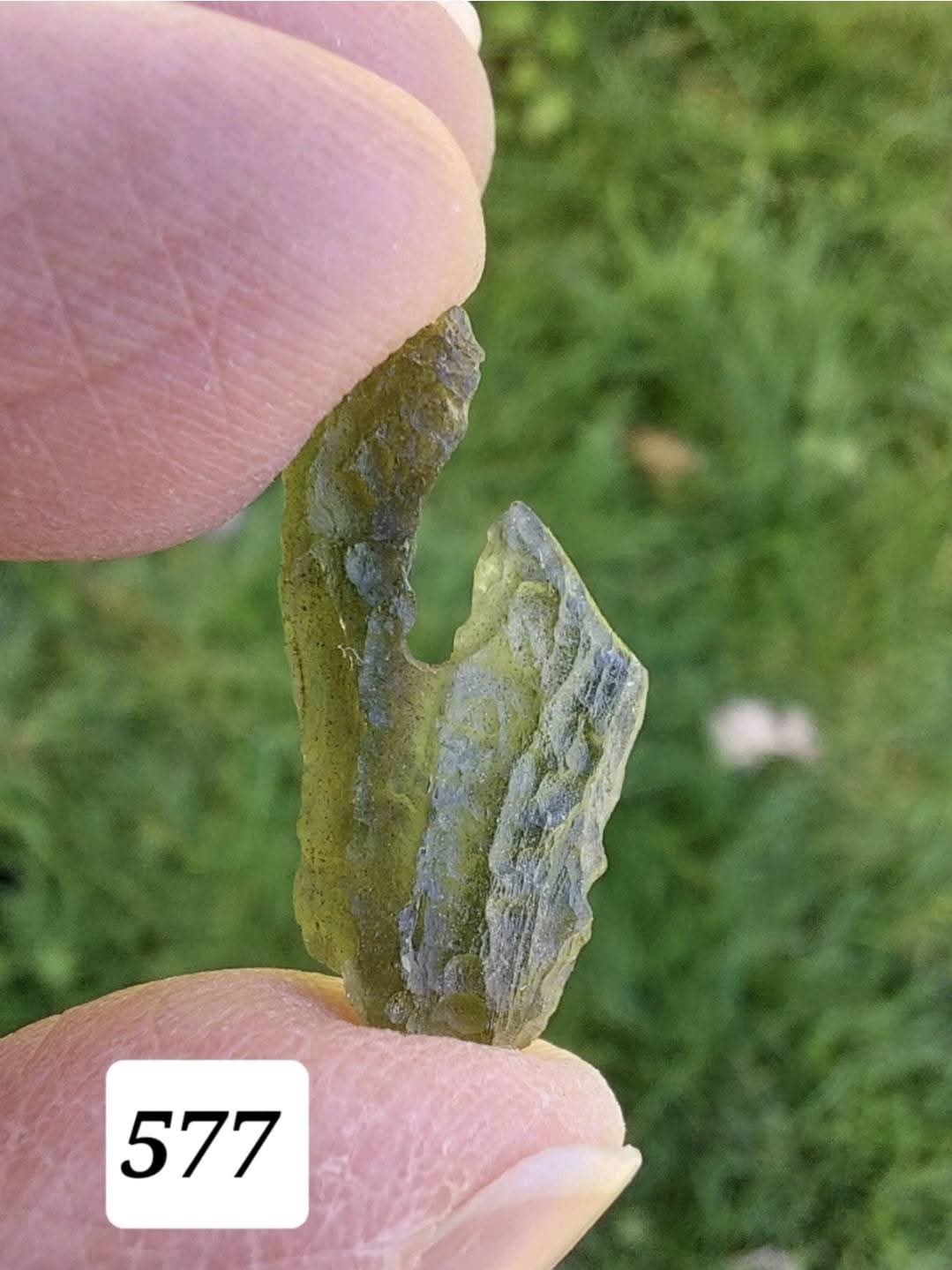 Moldavite Piece, 1.09g, Tektite (Ref: 577)