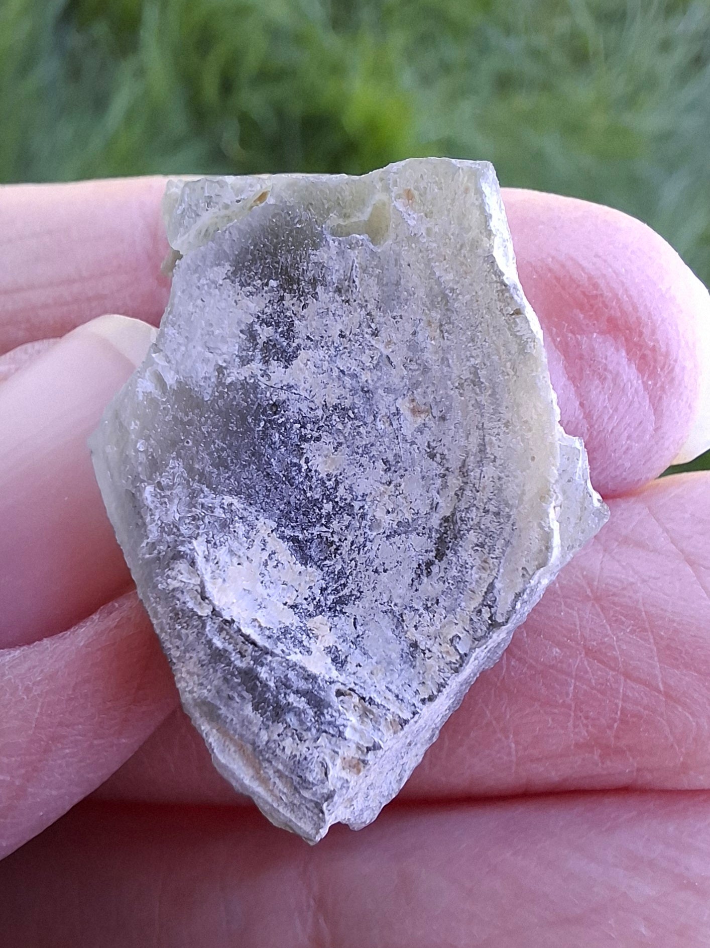 Moldavite Piece, SNOWFLAKE, FROSTED, BARTOCHOV, 3.47g, Tektite (Ref: 1368)