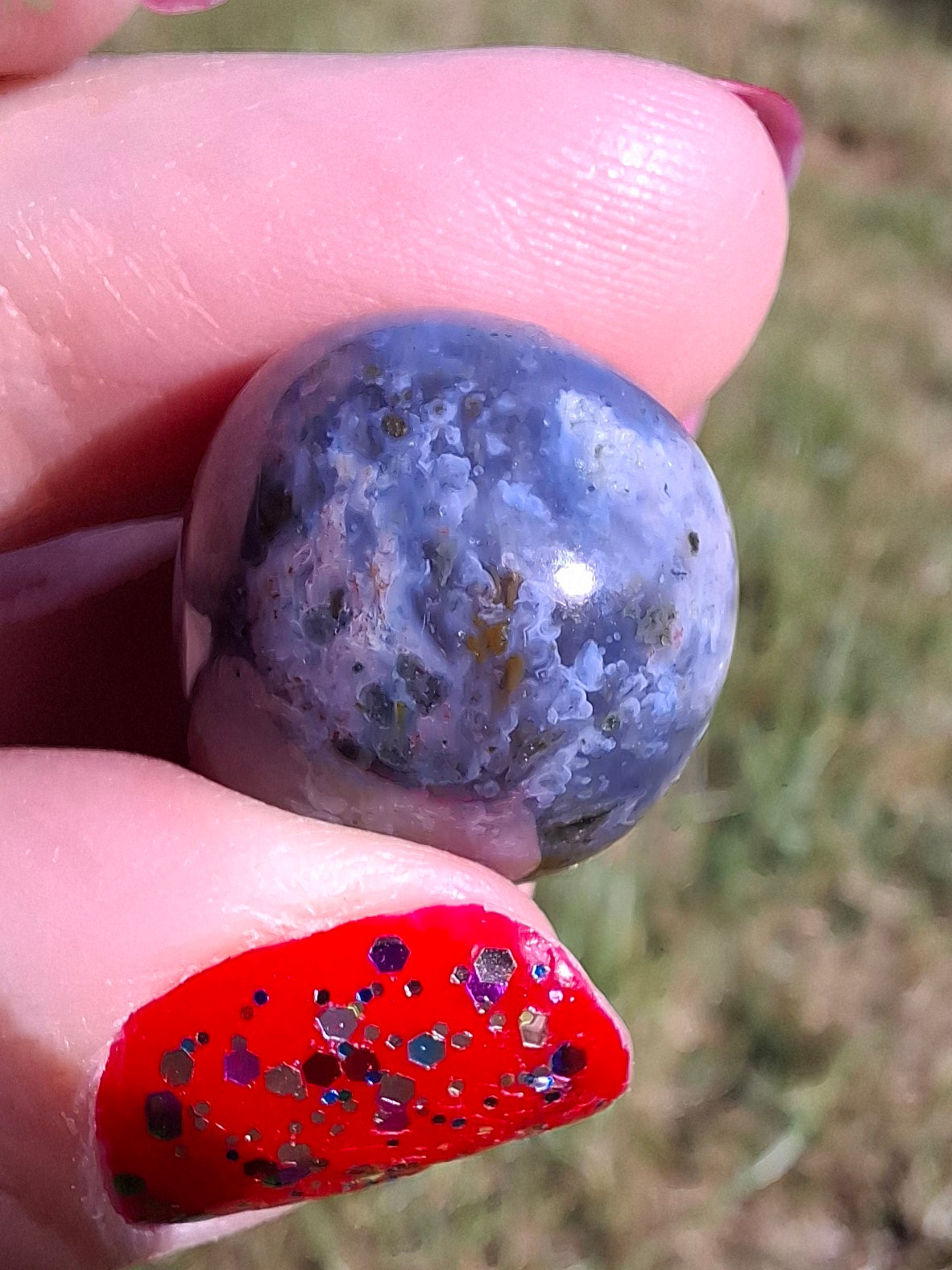 Ocean Jasper, Tumble Stone, Crystal (Ref: T200)