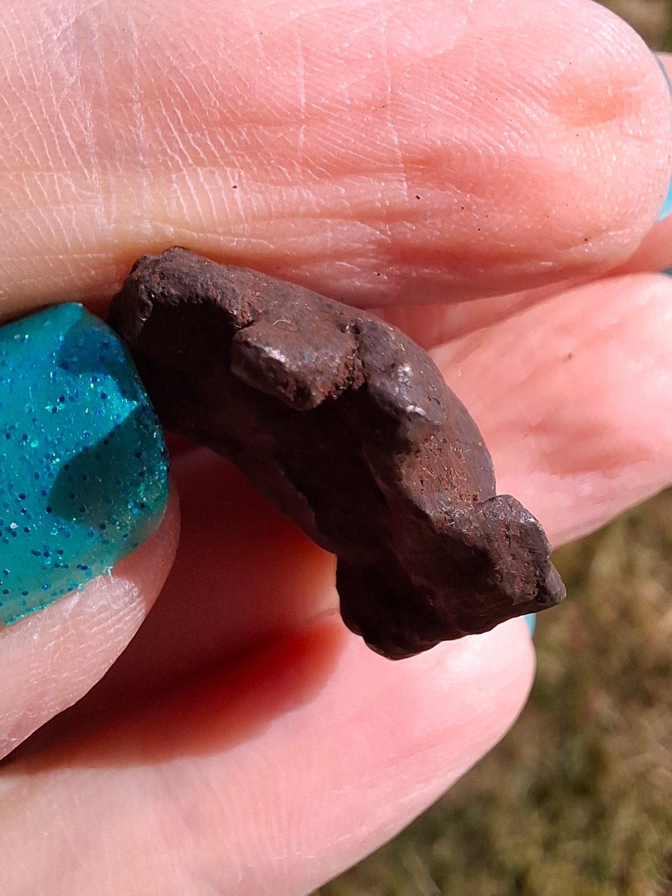 Gebel Kamil Iron Meteorite, 21.40g (Ref: K35)