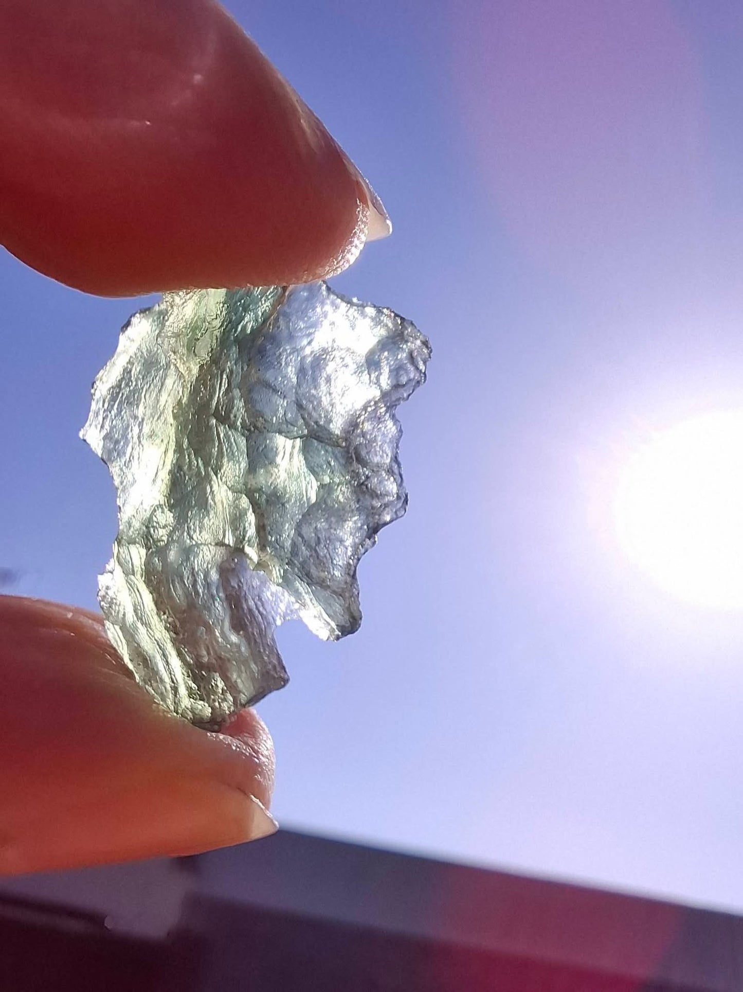 Moldavite Piece, PARYZ, 1.54g, Tektite (Ref: 1360)