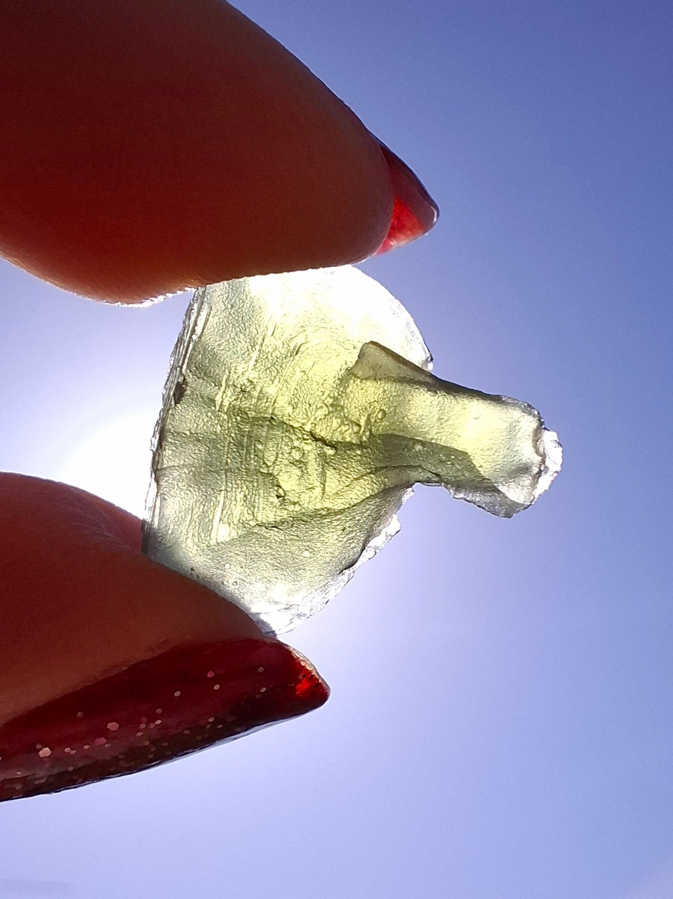 Moldavite Piece, 1.68g, Tektite (Ref: 1468)