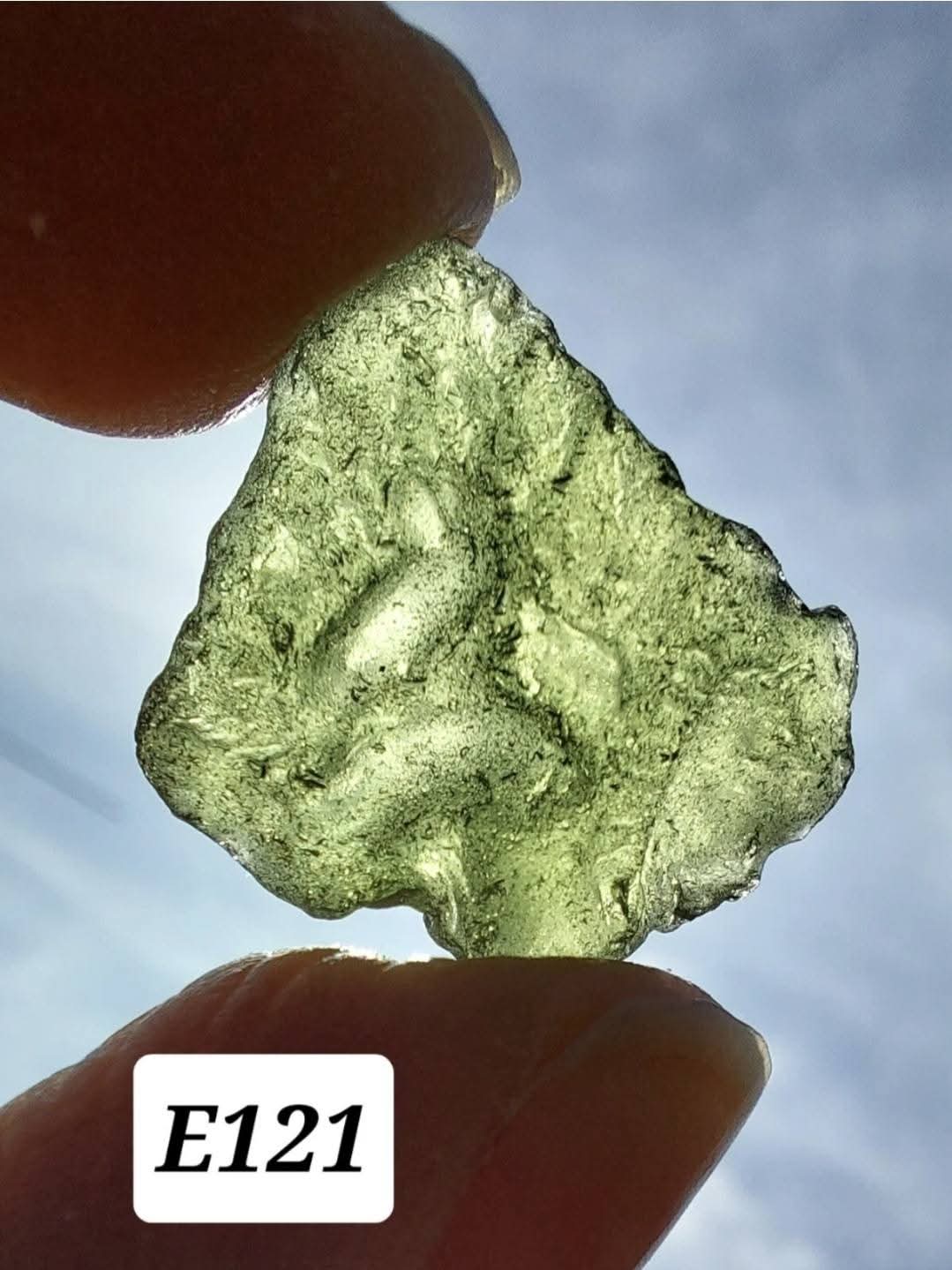 Moldavite Piece, 2.78g, Tektite (Ref: E121)