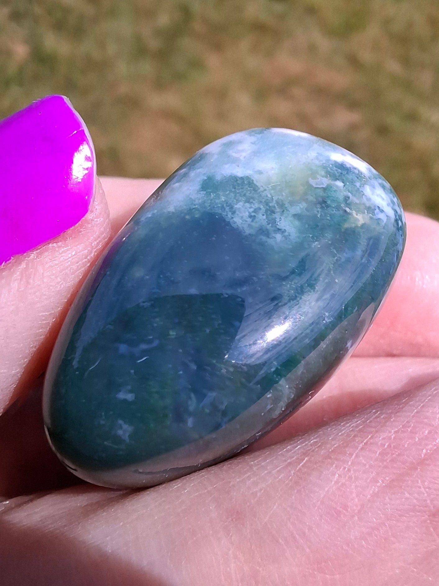 Tree Agate, Tumble Stone, Crystal (Ref: T4)
