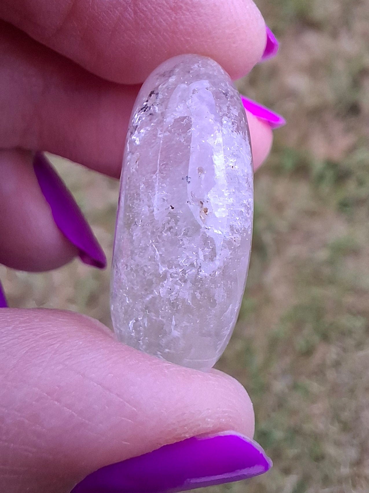 Clear Quartz, Tumble Stone, Crystal (Ref: T31)