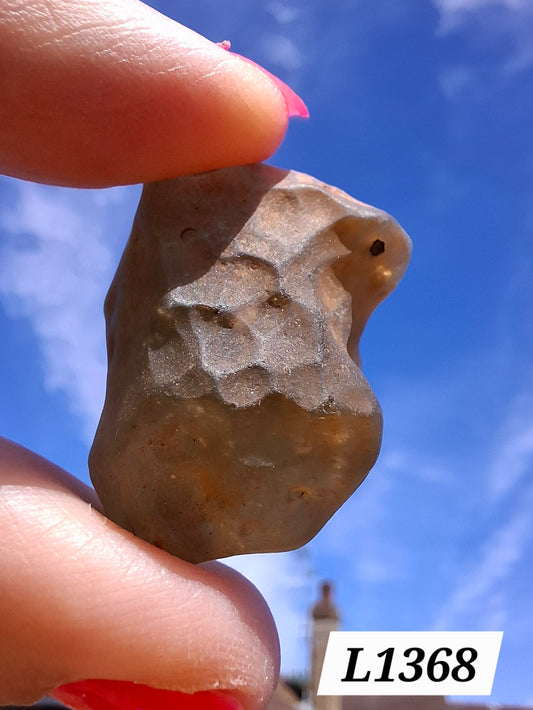 Libyan Desert Glass (darker) Piece, 10.25g, Tektite (Ref: L1368)