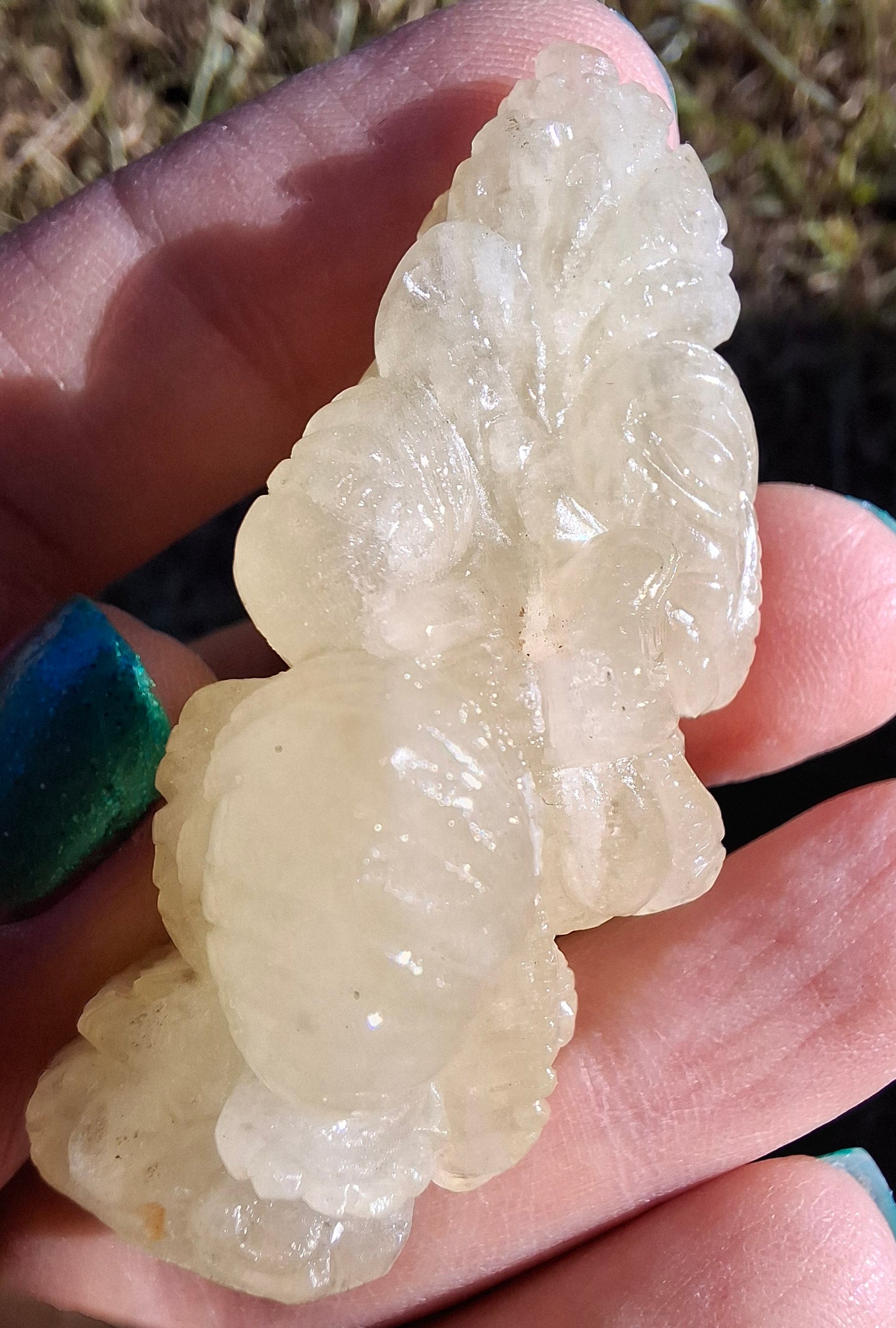 Libyan Desert Glass GANESHA craving, 31.21g, Tektite (Ref: Ganesha2)