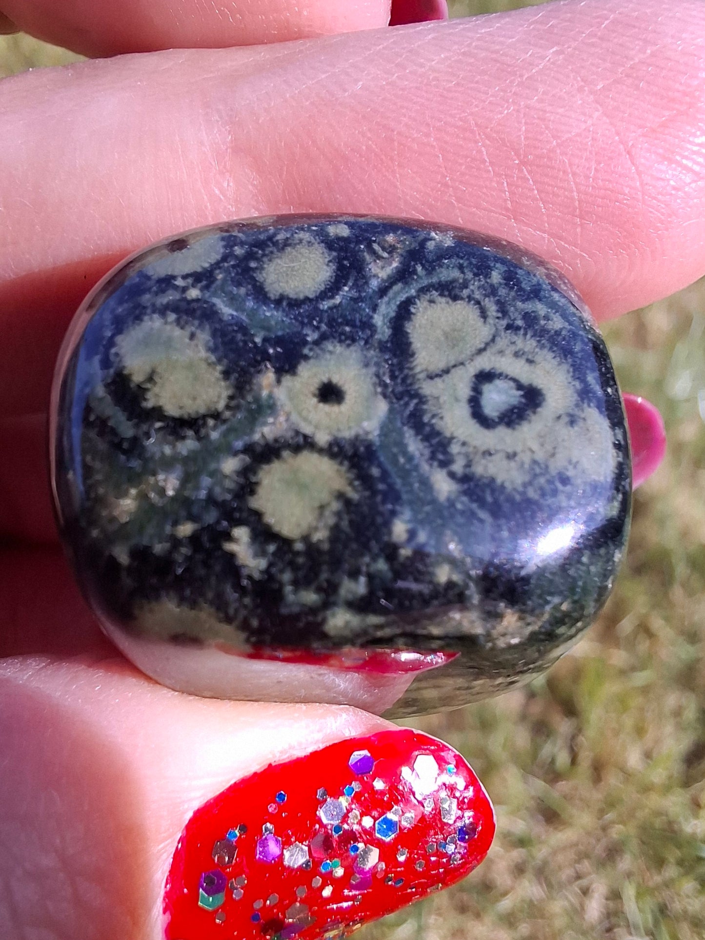 Kambaba Jasper, Tumble Stone, Crystal (Ref: T163)