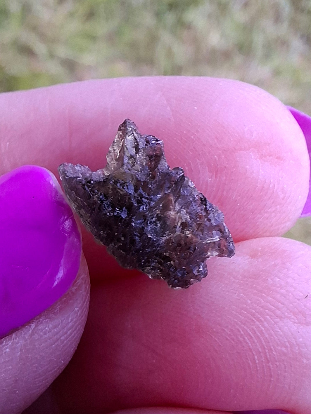 Moldavite Piece, 0.62g, Tektite (Ref: 1455)