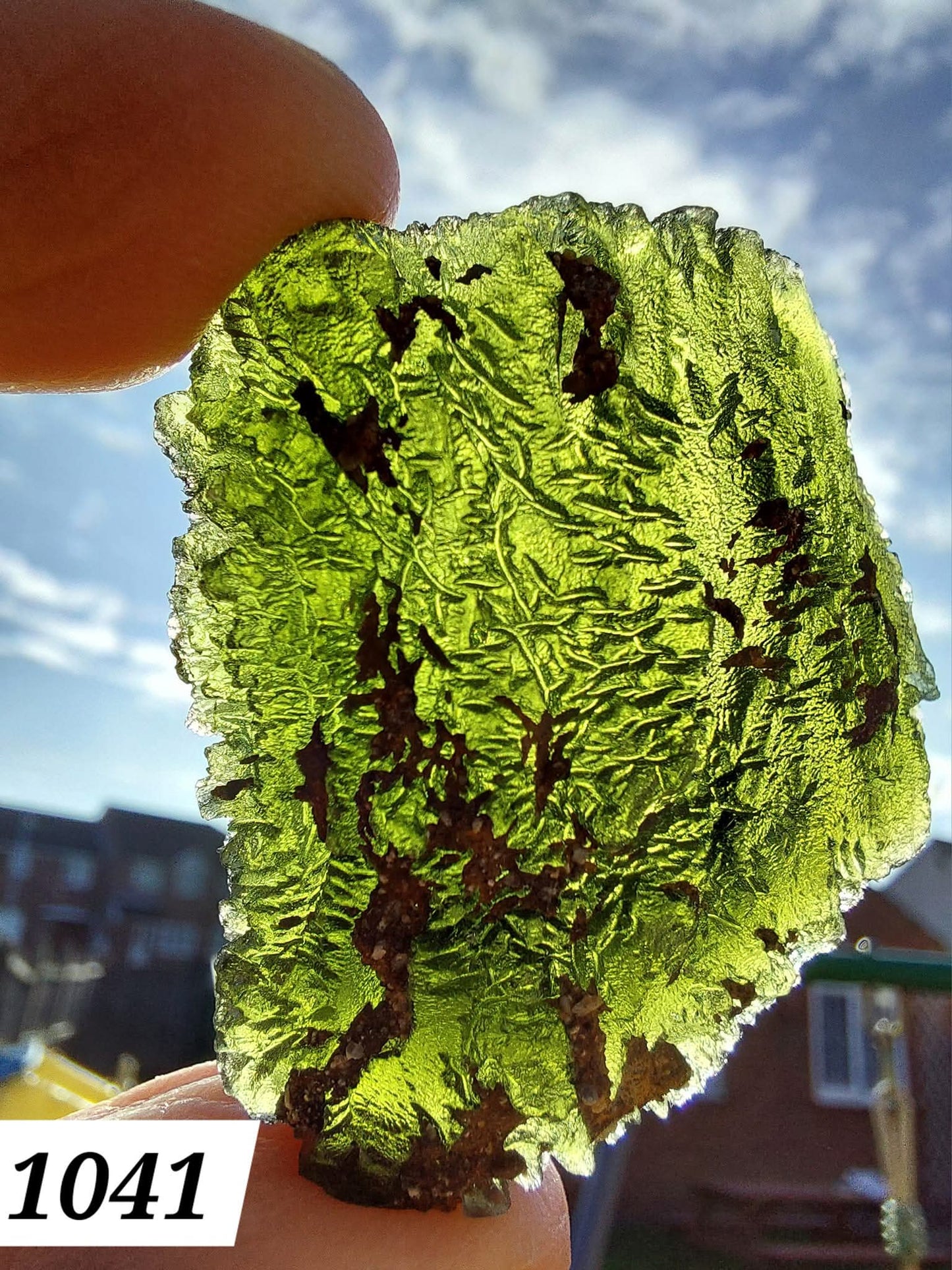 Moldavite Piece, NOVA HOSPODA, 18.15g, Tektite (Ref: 1041)