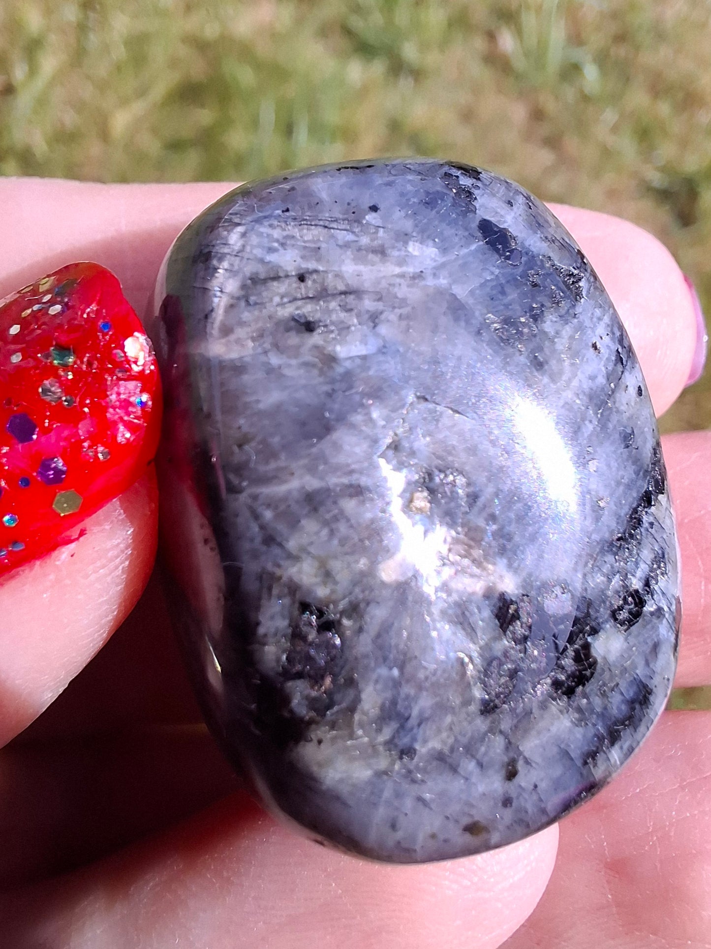 Larvikite, Tumble Stone, Crystal (Ref: T126)