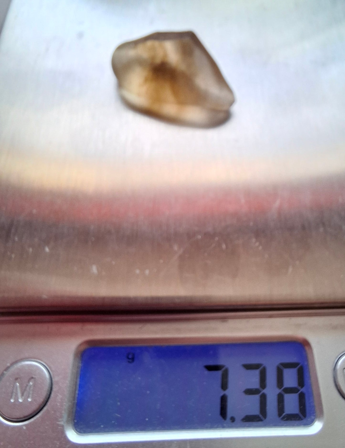 Libyan Desert Glass (darker) Piece, 7.38g, Tektite (Ref: L1375)
