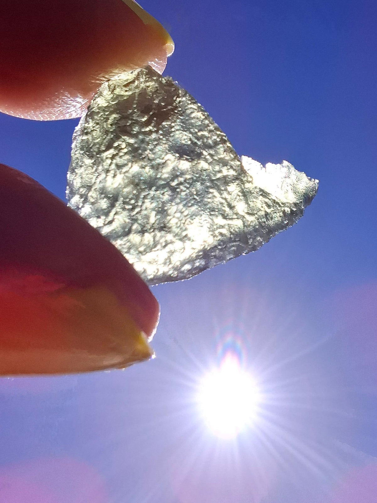 Moldavite Piece, 1.03g, Tektite (Ref: 1516)