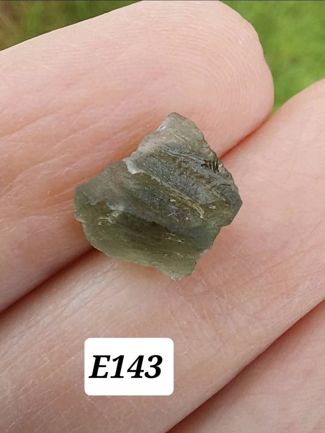 Moldavite Piece, 0.58g, Tektite (Ref: E143)