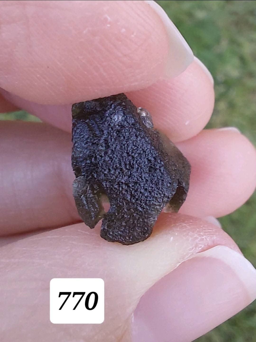 Moldavite Piece, 1.84g, Tektite (Ref: 770)