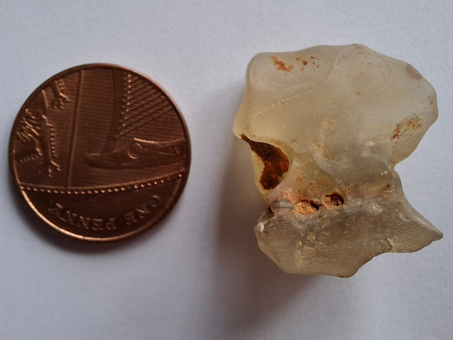 Libyan Desert Glass Piece, 6.97g, Tektite