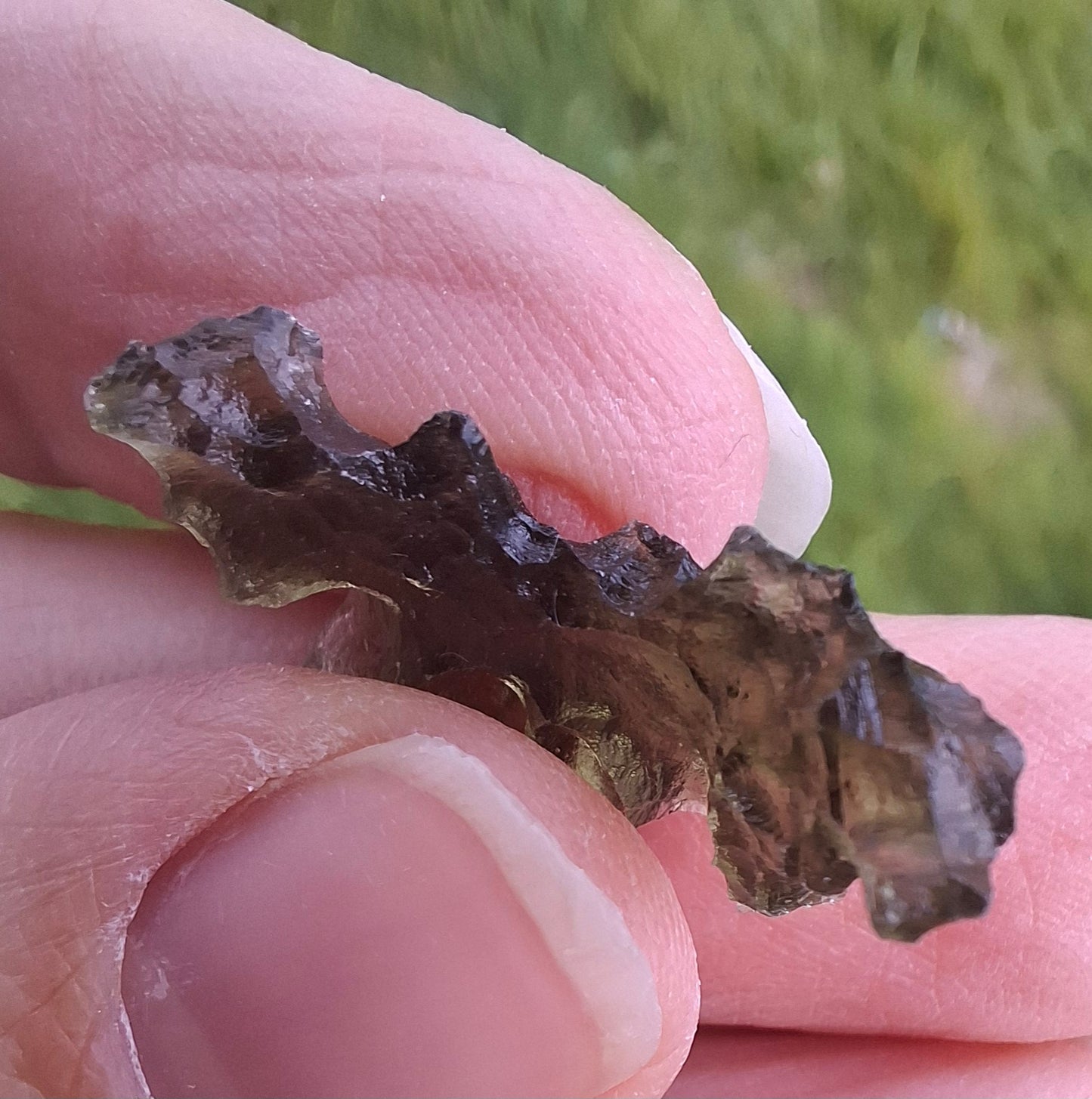 Moldavite Piece, JEZKOVNA BESEDNICE, 1.41g, Tektite (Ref: 1284)
