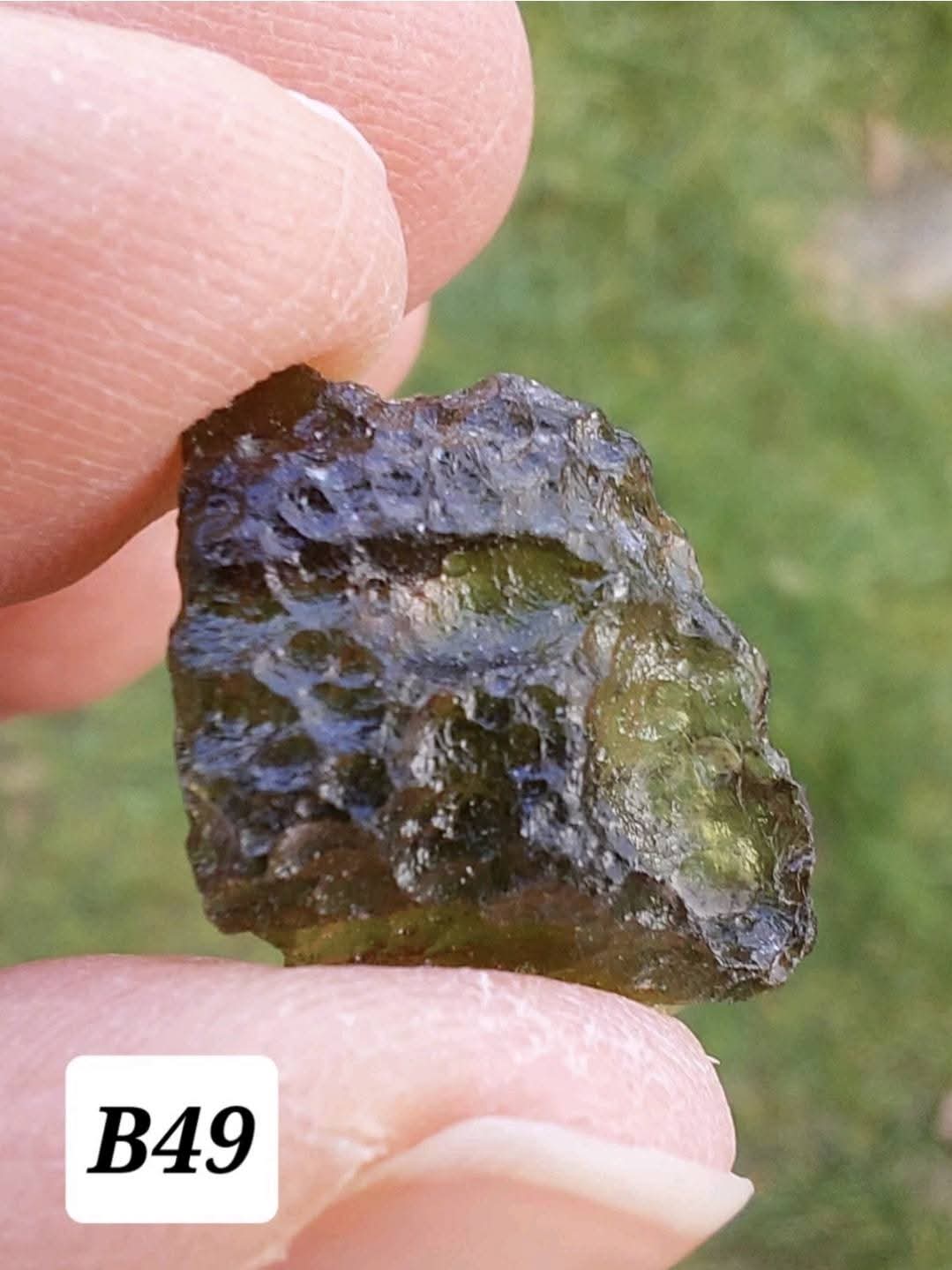 Moldavite Piece, 1.48g, Tektite (Ref: B49)