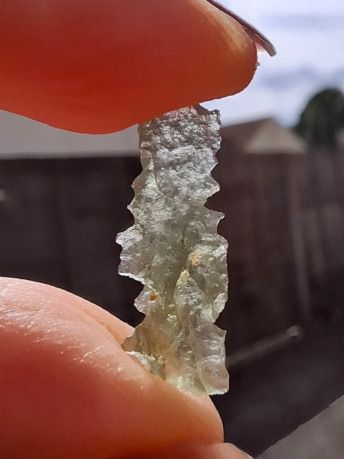 Moldavite Piece, 0.33g, Tektite (Ref: 1488)