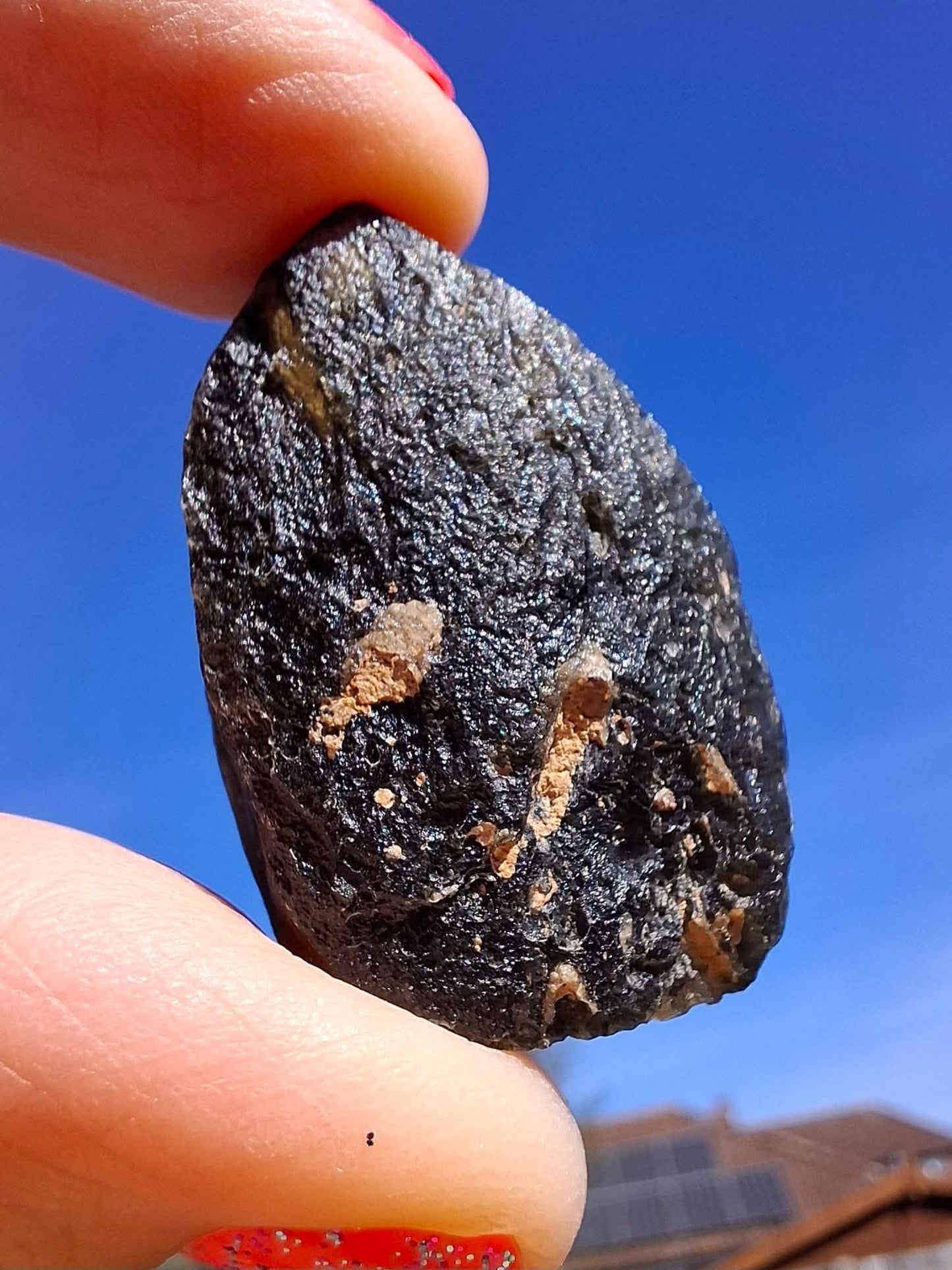 Moldavite Piece, JAKULE, 18.55g, Tektite (Ref: 1172)
