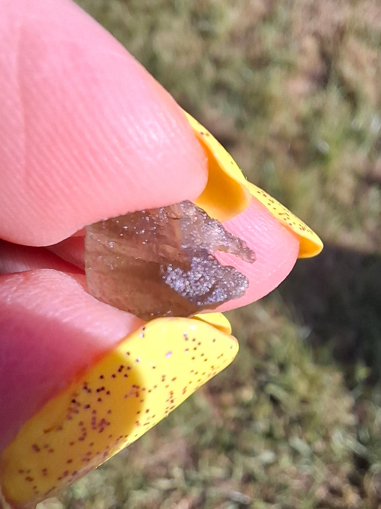 Moldavite small Piece, 0.41g, Tektite (Ref: 1482)