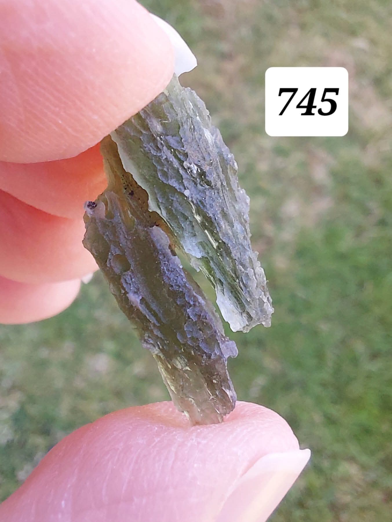 Moldavite Piece, ANGEL CHIME, 2.18g, Tektite (Ref: 745)