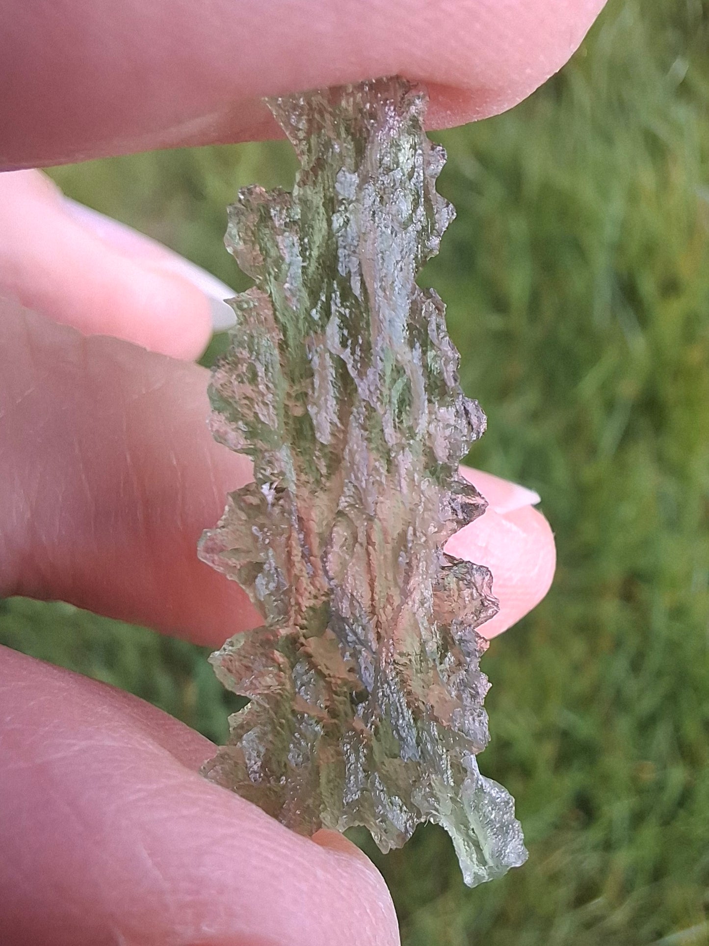 Moldavite Piece, JEZKOVNA BESEDNICE, 1.41g, Tektite (Ref: 1283)