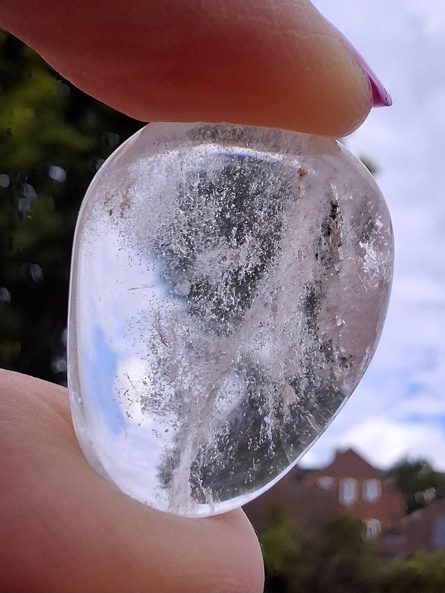 Clear Quartz, Tumble Stone, Crystal (Ref: T31)