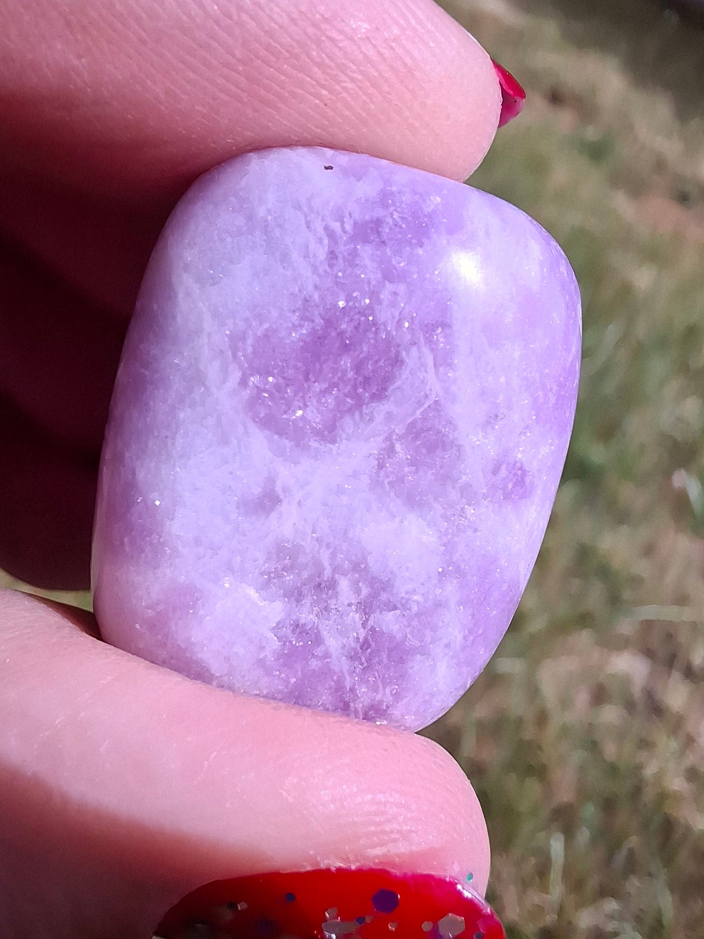 Lepidolite, Tumble Stone, Crystal (Ref: T119)