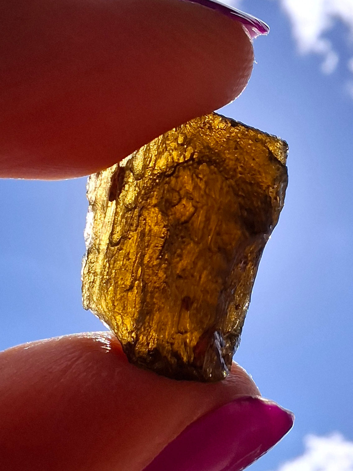 Moldavite Piece, 2.80g, Tektite (Ref: 1432)