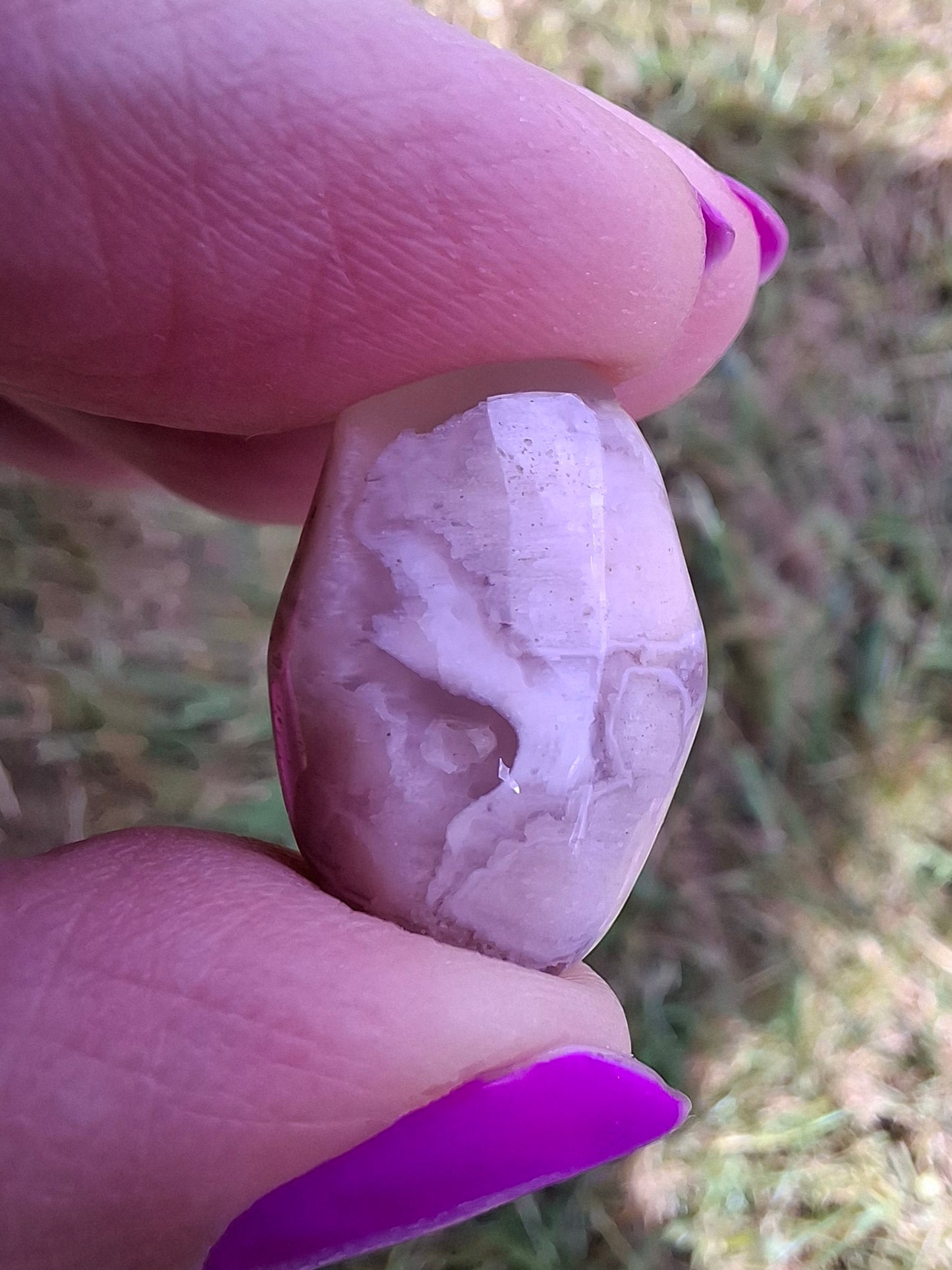 Flower Agate, Tumble Stone, Crystal (Red: T73)