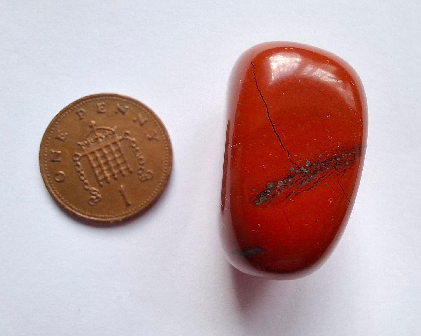 Red Jasper, Tumble Stone, Crystal (Ref: T91)