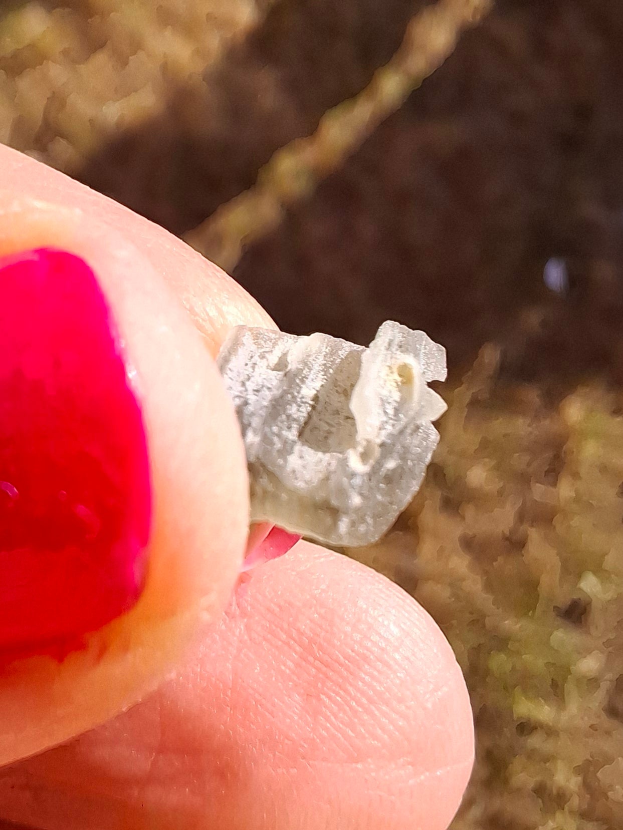 Moldavite Piece, SNOWFLAKE, FROSTED, BRUSNA, 0.62g, Tektite (Ref: 1489)
