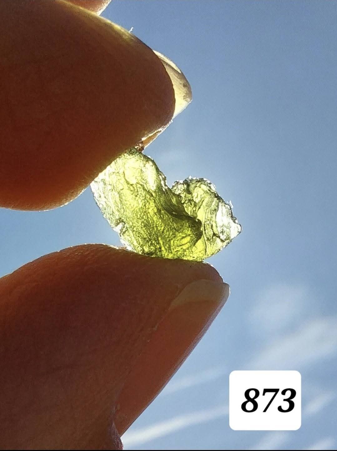 Moldavite Piece, 0.51g, Tektite (Ref: 873)