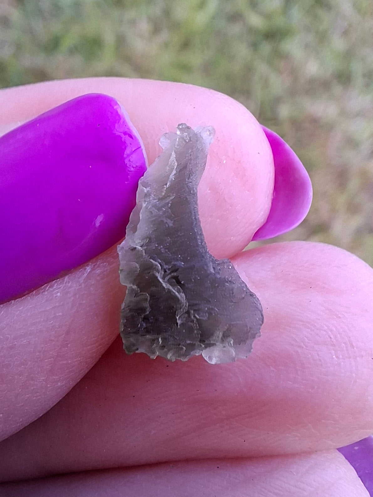 Moldavite Piece, 0.63g, Tektite (Ref: 1447)