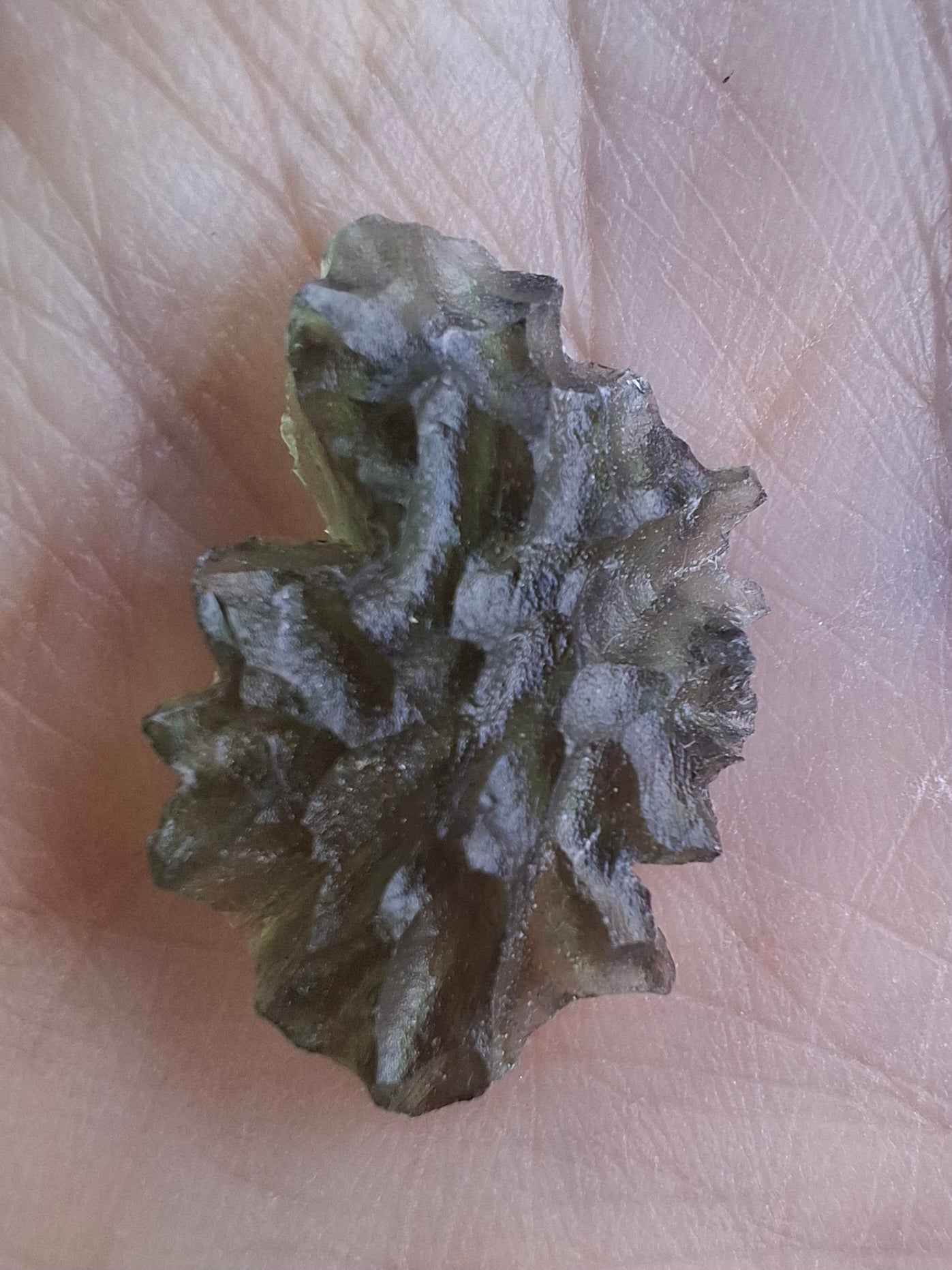 Moldavite Piece, JEZKOVNA BESEDNICE, 1.92g, Tektite (Ref: 1273)