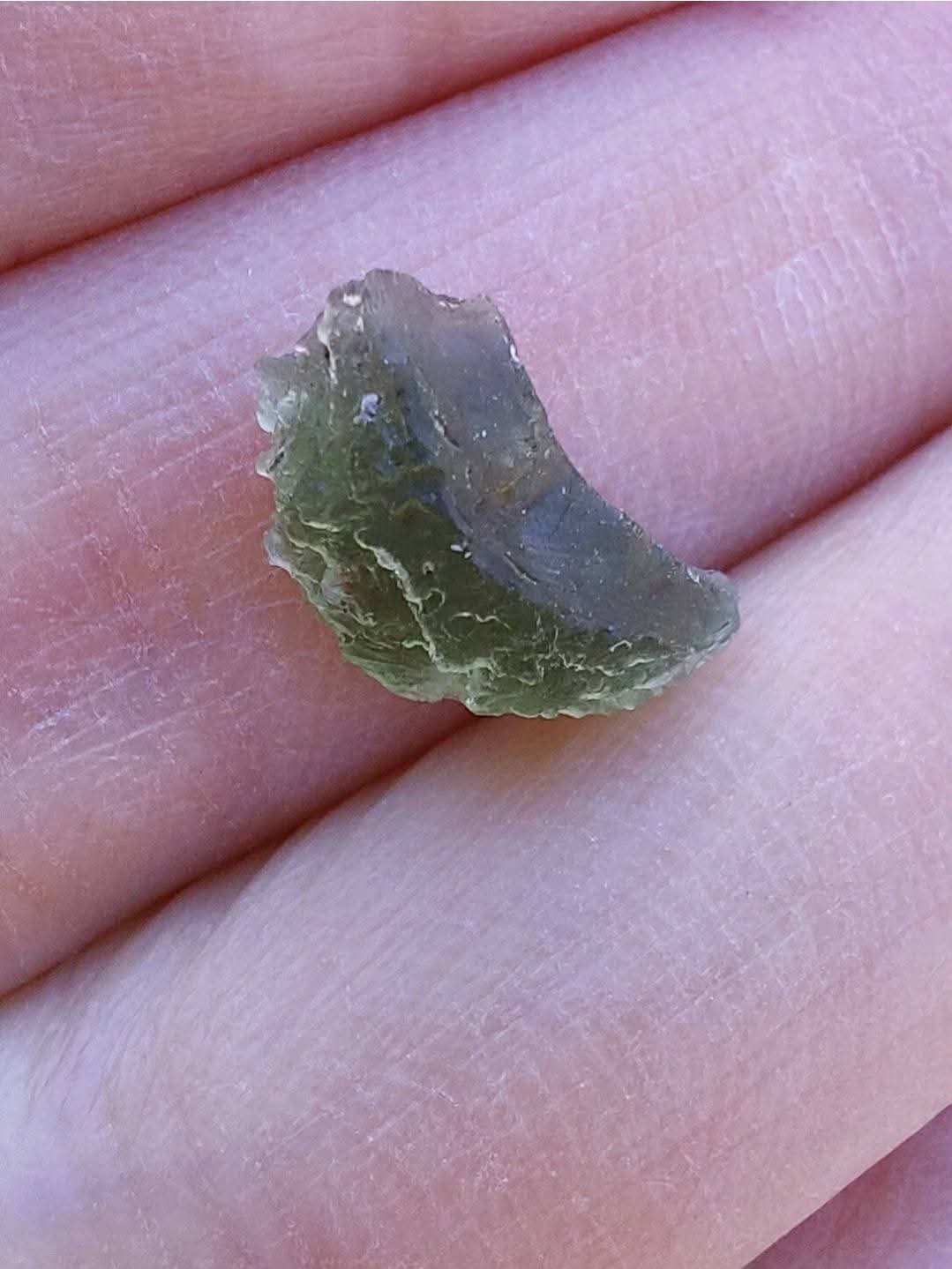 Moldavite Piece, 0.62g, Tektite (Ref: 955)