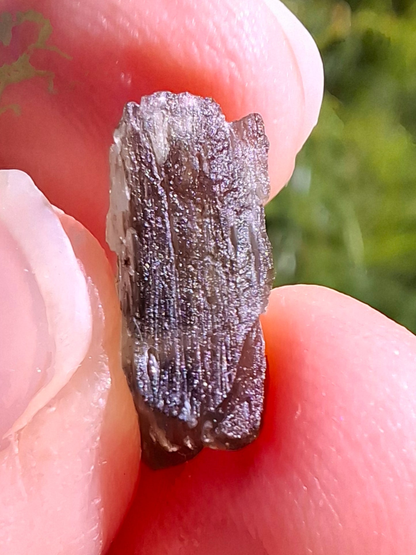 DRILLED, Moldavite Piece, 0.80g, Tektite (Ref: D24)