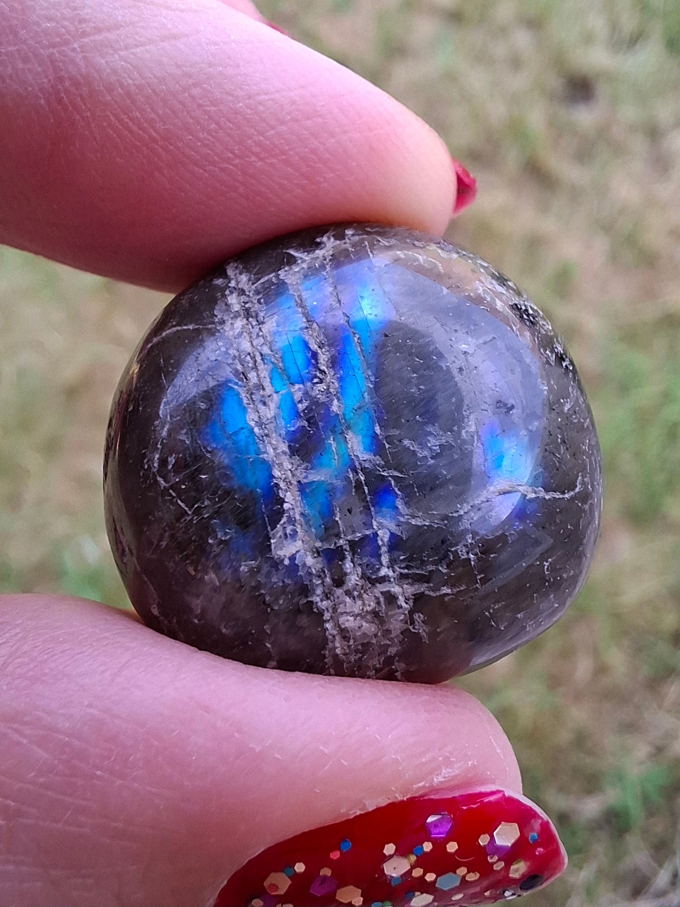 Labradorite, Tumble Stone, Crystal (Ref: T208)