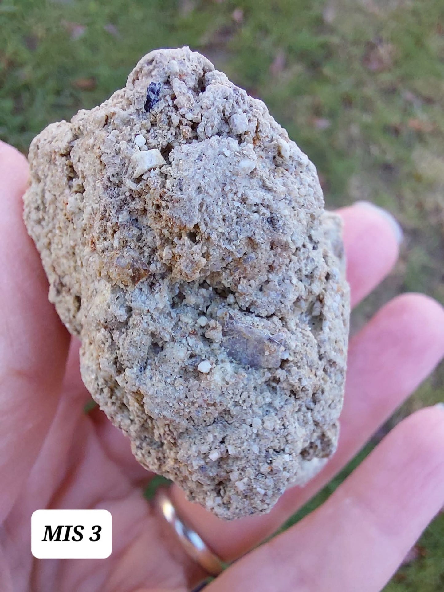 Moldavite In-Situ (in matrix), Besednice, Est- 3g, Tektite (Ref: MIS3)