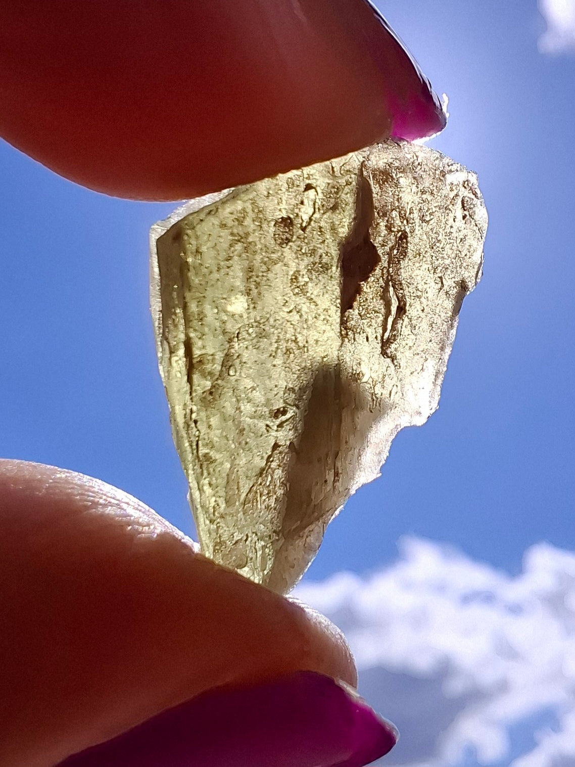 Moldavite Piece, 1.30g, Tektite (Ref: 1434)